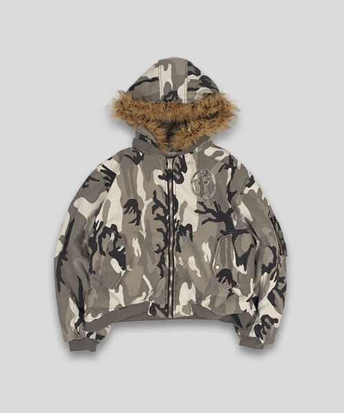 FAF x FOSTEX MCD EXCLUSIVE HOODED BOMBER BLOUSON（MA-1）｜FAF