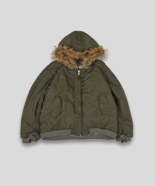 ジャケット・アウター FAF x FOSTEX MCD HOODED BOMBER BLOUSON FAF x FOSTEX MCD EXCLUSIVE HOODED BOMBER BLOUSON（MA-1）｜PULP