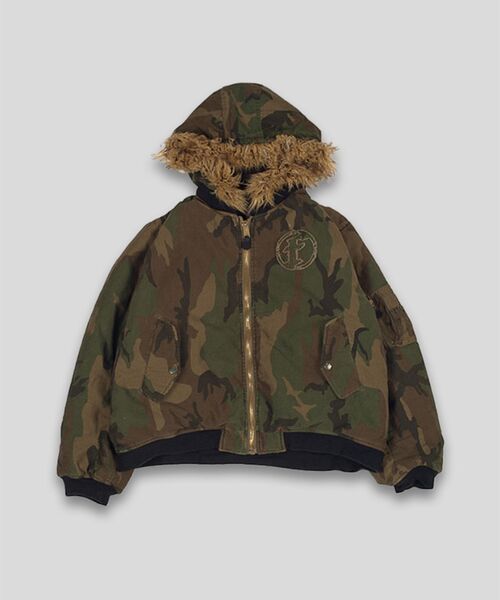 FAF x FOSTEX MCD EXCLUSIVE HOODED BOMBER BLOUSON（MA-1）｜FAF