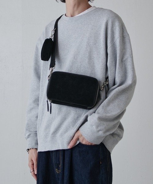 Lui's（ルイス）の「コンセキュティブスクエアショルダーバッグ（ショルダーバッグ・メンズ・ブラック系その他/ブラック・FREE）」の20枚目の写真