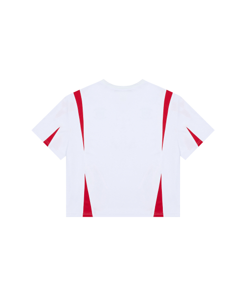 LARTIGENT(ラーティゼン)の「L17 COLORBLOCK FOOTBALL TOP(WHITE)(Tシャツ/カットソー・レディース・その他・FREE)」の2枚目の写真