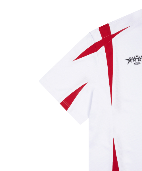 LARTIGENT(ラーティゼン)の「L17 COLORBLOCK FOOTBALL TOP(WHITE)(Tシャツ/カットソー・レディース・その他・FREE)」の3枚目の写真