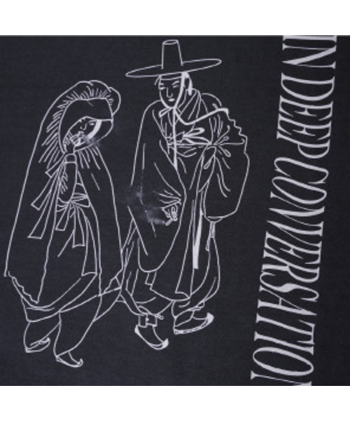 NONFLOOR(ノンフロア)の「スモークインディープコンバセーションTシャツウォッシュドチャコール(Tシャツ/カットソー・メンズ・その他・S/M/L)」の3枚目の写真