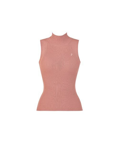 J.JANE(ジェイジェーン)の「サマー スリーブレス ニット (ローズブラウン)(Tシャツ/カットソー・レディース・ローズ・S/M)」の2枚目の写真