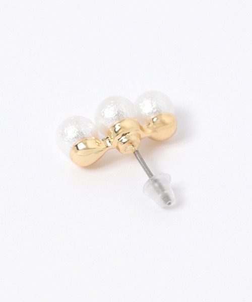 studio CLIP(スタディオクリップ)の「3パールバーピアス(ピアス(両耳用)・レディース・ホワイト/その他1・FREE)」の6枚目の写真