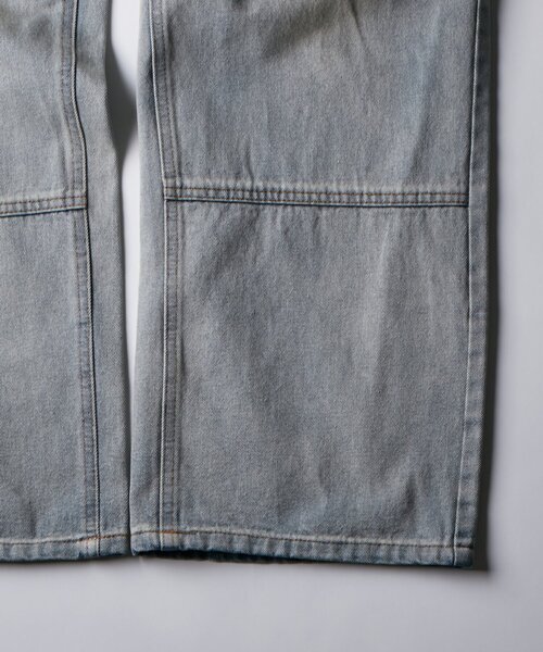 WHO'S WHO gallery（フーズフーギャラリー）の「KOOKY'Nダブルニー切り替えデニム（デニムパンツ・レディース・ブラック/インディゴブルー/ネイビー/サックスブルー・FREE）」の18枚目の写真