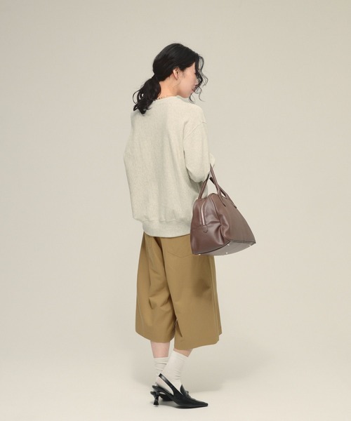 eL（エル）の「【eL】Twill Bermuda Pants/645549（その他パンツ・レディース・ベージュ/ネイビー・FREE）」の20枚目の写真