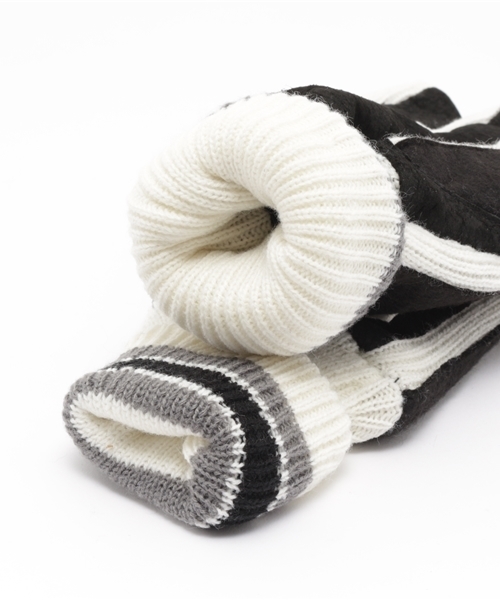 WEGO（ウィゴー）の「WEGO/ワッペンスタジアムグローブ（手袋・メンズ・ネイビー/ブラック・FREE）」の4枚目の写真