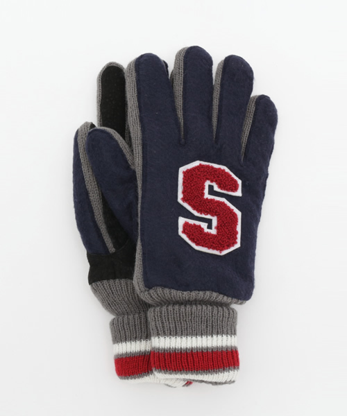 WEGO（ウィゴー）の「WEGO/ワッペンスタジアムグローブ（手袋・メンズ・ネイビー/ブラック・FREE）」の8枚目の写真
