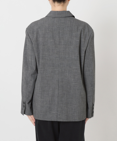 IENA LA BOUCLE（イエナラブークル）の「IENA LA BOUCLE グレンチェックダブルブレストジャケット（テーラードジャケット・レディース・グレー・FREE）」の18枚目の写真