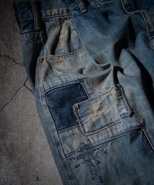 glamb（グラム）の「Anthem Unplugged Denim / アンセムアンプラグドデニム（デニムパンツ・メンズ・インディゴブルー・M/S）」の14枚目の写真