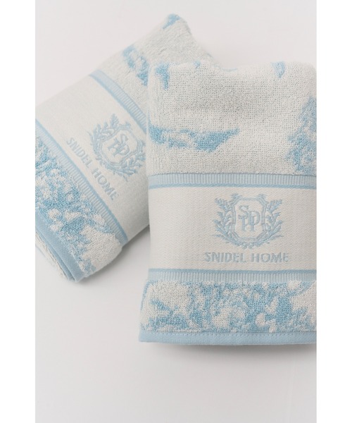 SNIDEL HOME(スナイデルホーム)の「リボン花柄ジャガードフェイスタオル(タオル・レディース・ピンク/グレー/ブルー・F)」の4枚目の写真