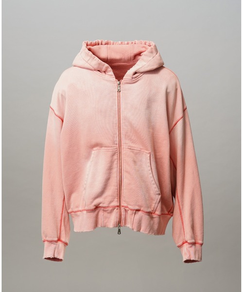 UNISEX》Prime-Over Fade Sweat Zip Hoodie/プライムオーバーフェード