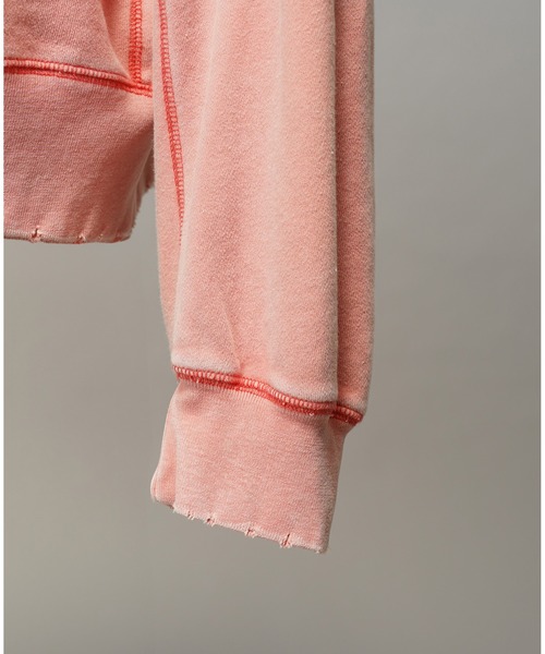 MAISON SPECIAL（メゾンスペシャル）の「《UNISEX》Prime-Over Fade Sweat Zip Hoodie/プライムオーバーフェードスウェットZIPパーカー【MAISON SPECIAL/メゾンスペシャル】■セットアップ対応■（パーカー・メンズ・ブラック/グレイッシュベージュ/ピンク・0/1/2）」の9枚目の写真