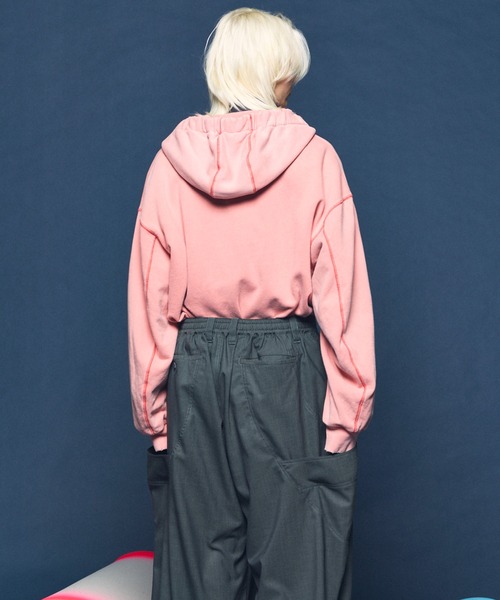 UNISEX》Prime-Over Fade Sweat Zip Hoodie/プライムオーバーフェード