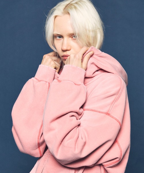 UNISEX》Prime-Over Fade Sweat Zip Hoodie/プライムオーバーフェード