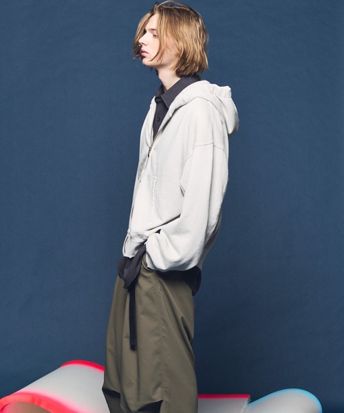 UNISEX》Prime-Over Fade Sweat Zip Hoodie/プライムオーバーフェード
