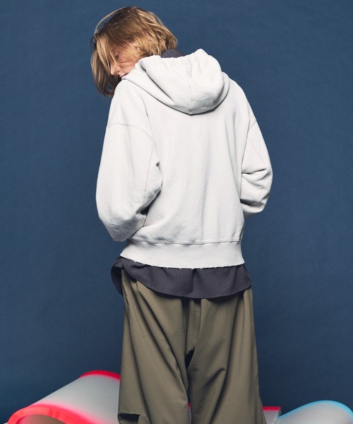 UNISEX》Prime-Over Fade Sweat Zip Hoodie/プライムオーバーフェード