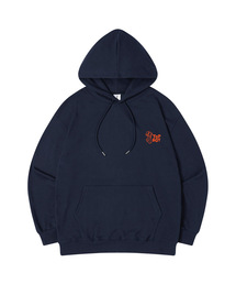 TOPBOY（トップボーイ）の「クラックロゴオーバーサイズ起毛プリントフードスウェットシャツ（パーカー）」