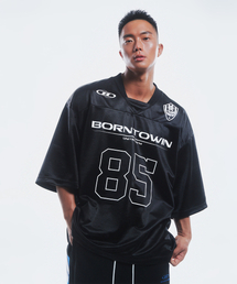 BORN TO WIN（ボーントゥウィン）の「85 RUGBY JERSEY T-SHIRTS [BLACK]（Tシャツ/カットソー）」