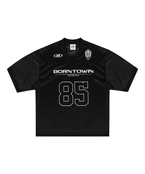 BORN TO WIN（ボーントゥウィン）の「85 RUGBY JERSEY T-SHIRTS [BLACK]（Tシャツ/カットソー・メンズ・その他・1/2/3）」の2枚目の写真