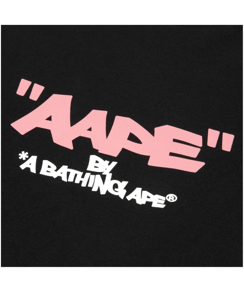 AAPE BY A BATHING APE(エーエイプバイアベイシングエイプ)の「AAPE MAIN LONG SLEEVE TEE(Tシャツ/カットソー・メンズ・ブラック/ホワイト・LARGE/X-LARGE/MEDIUM/SMALL)」の6枚目の写真