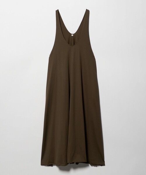 Steven Alan(スティーブンアラン)の「<HAKUJI>TANK TOP DRESS/ワンピース(ワンピース・レディース・ブラック/ダークブラウン・FREE)」の2枚目の写真
