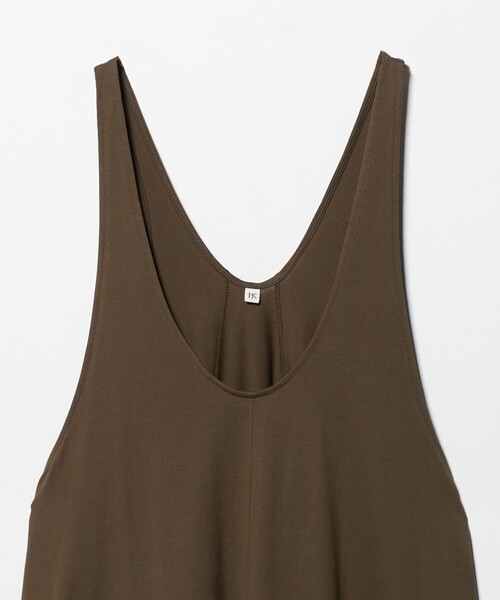 Steven Alan(スティーブンアラン)の「<HAKUJI>TANK TOP DRESS/ワンピース(ワンピース・レディース・ブラック/ダークブラウン・FREE)」の4枚目の写真