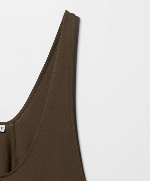 Steven Alan(スティーブンアラン)の「<HAKUJI>TANK TOP DRESS/ワンピース(ワンピース・レディース・ブラック/ダークブラウン・FREE)」の5枚目の写真