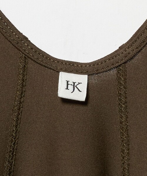 Steven Alan(スティーブンアラン)の「<HAKUJI>TANK TOP DRESS/ワンピース(ワンピース・レディース・ブラック/ダークブラウン・FREE)」の12枚目の写真