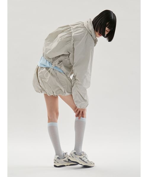 emmi（エミ）の「バルーンショートパンツ/撥水【セットアップ対応】（その他パンツ・レディース・ブラック/チェック・F）」の12枚目の写真