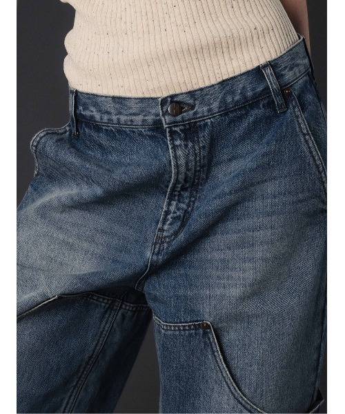 ELCHELE（エルチェレ）の「DOUBLE KNEE EXL DENIM（デニムパンツ・レディース・インディゴブルー/ブルー・24inch/26inch/25inch）」の21枚目の写真