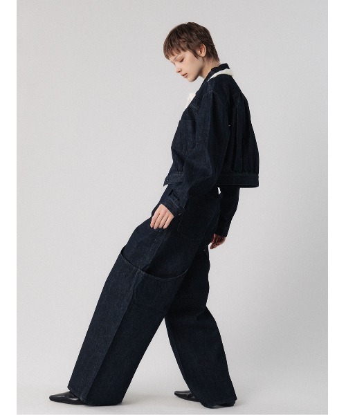 ELCHELE（エルチェレ）の「DOUBLE KNEE EXL DENIM（デニムパンツ・レディース・インディゴブルー/ブルー・24inch/26inch/25inch）」の11枚目の写真