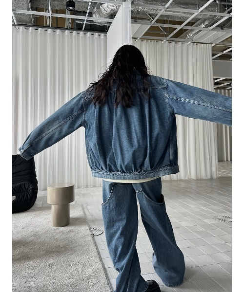 ELCHELE（エルチェレ）の「DOUBLE KNEE EXL DENIM（デニムパンツ・レディース・インディゴブルー/ブルー・24inch/26inch/25inch）」の17枚目の写真