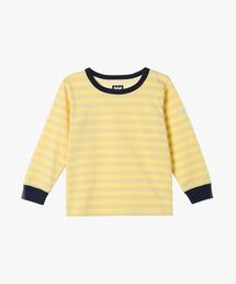 【新品タグ付き】アニエスベー ベビー ボーダー　2ans ベビー ”b．”ロゴ 細ボーダー 半袖 Tシャツ | agnes b. ENFANT