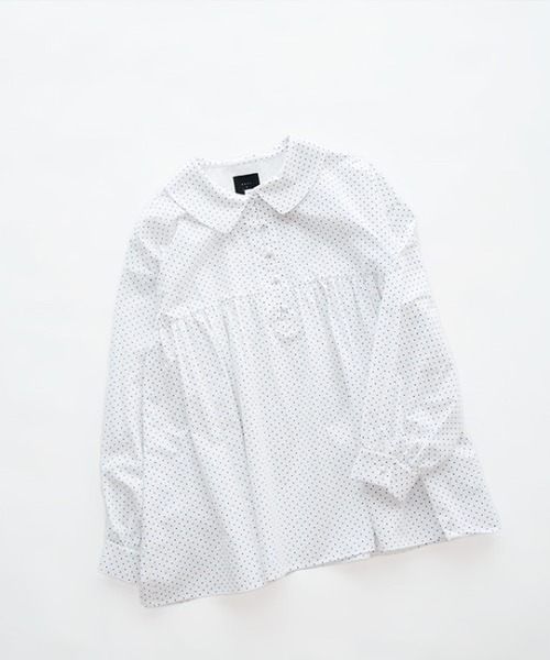 オオカミと雨色のしずくに（シャツ/ブラウス）｜オオカミとフクロウ