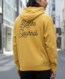BANKS（バンクス）の「HOODIE/BANKS JOURNAL/バンクスジャーナル ブランドロゴ プルオーバーパーカー（パーカー）」