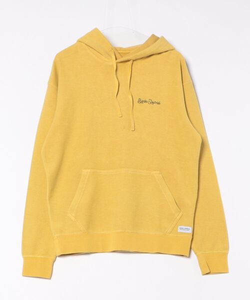 BANKS(バンクス)の「HOODIE/BANKS JOURNAL/バンクスジャーナル ブランドロゴ プルオーバーパーカー(パーカー・メンズ・ブラック/マスタード・MEDIUM)」の6枚目の写真