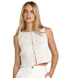 RVCA ウィメンズ SCRUNCH TOP 半袖シャツ 【2026年春夏モデル】