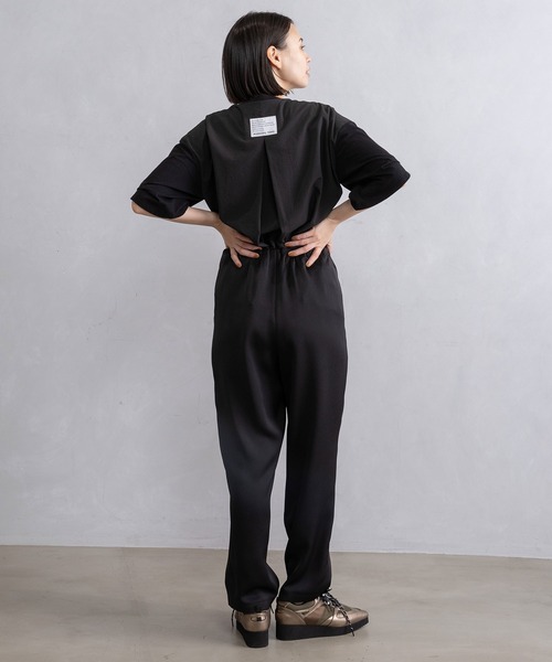 MARECHAL TERRE（マルシャルテル）の「ワイドテーパードパンツ（その他パンツ・レディース・ブラック/ホワイト系その他/アイボリー/ネイビー系/ブラック系その他・MEDIUM/SMALL）」の19枚目の写真