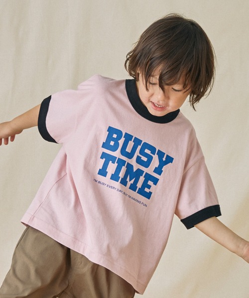 FOV(フォブ)の「FOV/フォブ BUSY TIME Tシャツ(Tシャツ/カットソー・キッズ・ピンク/ホワイト/ベージュ系その他・XL/L/M/S)」の3枚目の写真