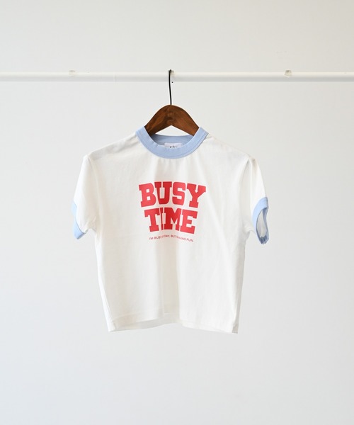 FOV(フォブ)の「FOV/フォブ BUSY TIME Tシャツ(Tシャツ/カットソー・キッズ・ピンク/ホワイト/ベージュ系その他・XL/L/M/S)」の7枚目の写真