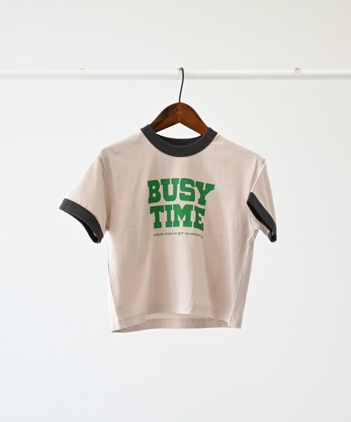 FOV(フォブ)の「FOV/フォブ BUSY TIME Tシャツ(Tシャツ/カットソー・キッズ・ピンク/ホワイト/ベージュ系その他・XL/L/M/S)」の8枚目の写真