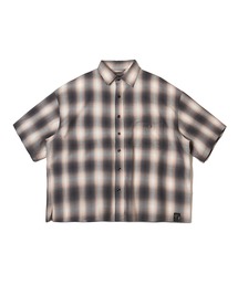 MSML | OMBRE CHECK WIDE SHIRT(シャツ/ブラウス)