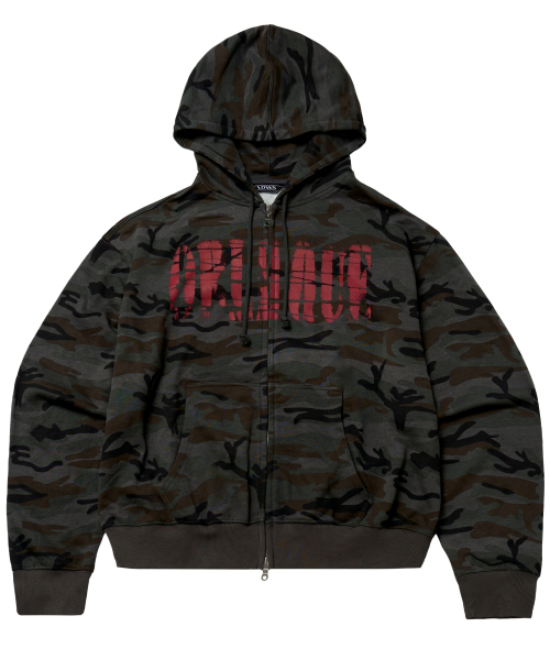 IDWS(アイドンワナセル)の「Oblique Hoodie Zip Up Dark Multi(パーカー・レディース・その他・2/1/0)」の15枚目の写真