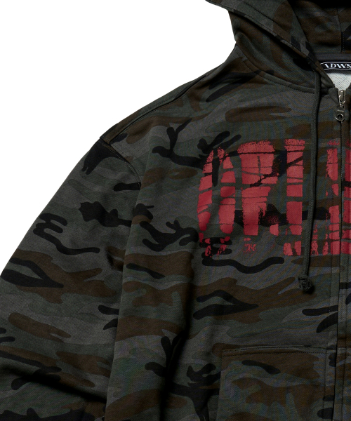 IDWS(アイドンワナセル)の「Oblique Hoodie Zip Up Dark Multi(パーカー・レディース・その他・2/1/0)」の18枚目の写真