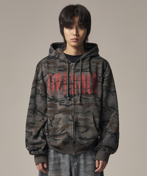 IDWS(アイドンワナセル)の「Oblique Hoodie Zip Up Dark Multi(パーカー・レディース・その他・2/1/0)」の20枚目の写真