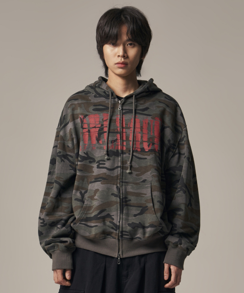 IDWS(アイドンワナセル)の「Oblique Hoodie Zip Up Dark Multi(パーカー・レディース・その他・2/1/0)」の22枚目の写真