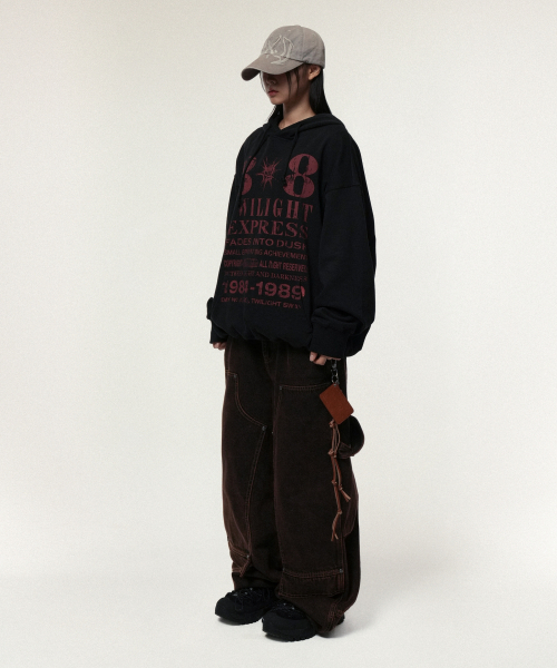 IDWS(アイドンワナセル)の「Overlap Carpenter Denim Pants Brown(デニムパンツ・レディース・その他・0/1/2)」の9枚目の写真