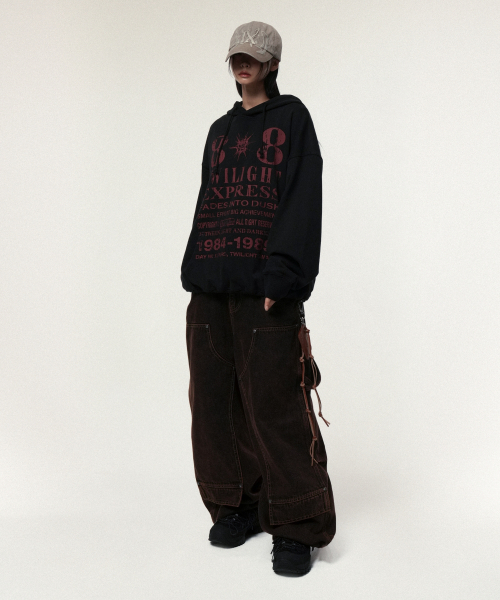 IDWS(アイドンワナセル)の「Overlap Carpenter Denim Pants Brown(デニムパンツ・レディース・その他・0/1/2)」の11枚目の写真